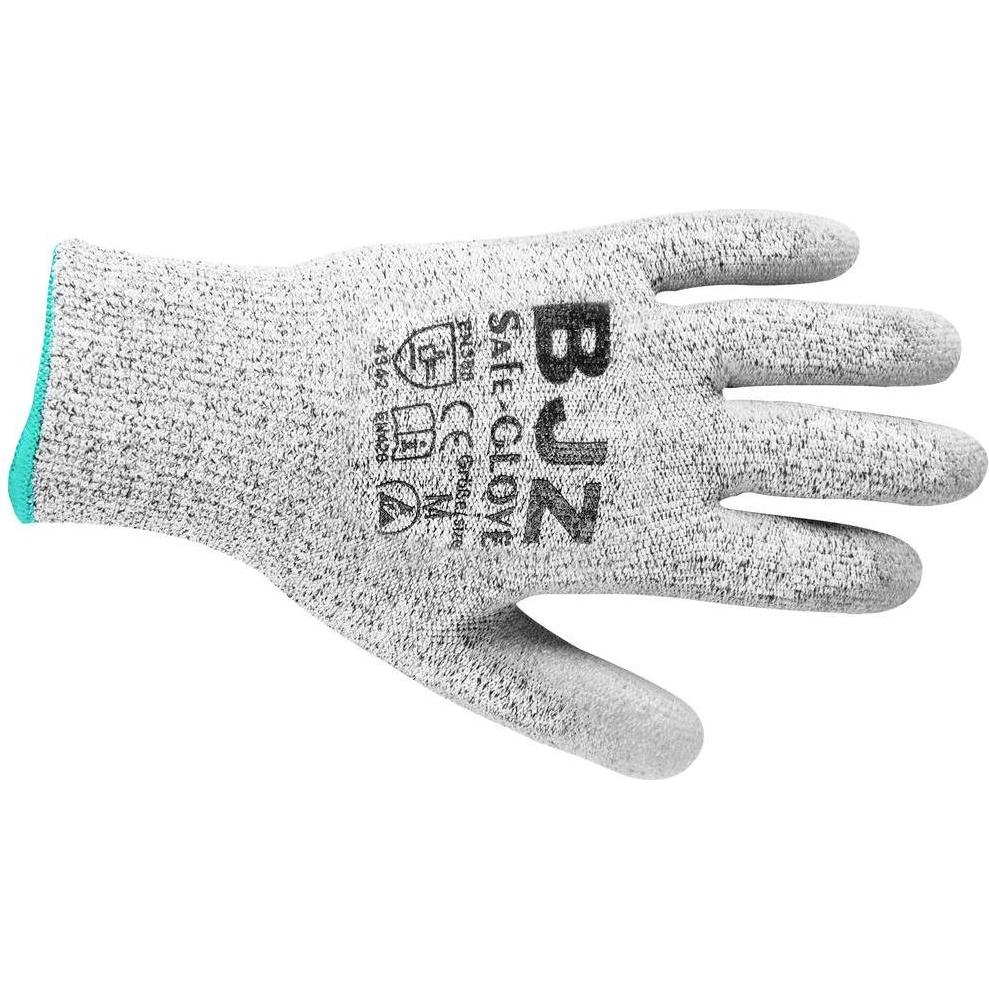 BJZ, Schutzhandschuhe, A-64486 ESD-Handschuh schnittfest Kleider-Grösse: M Polyethylen, Nylon, Elas (M)