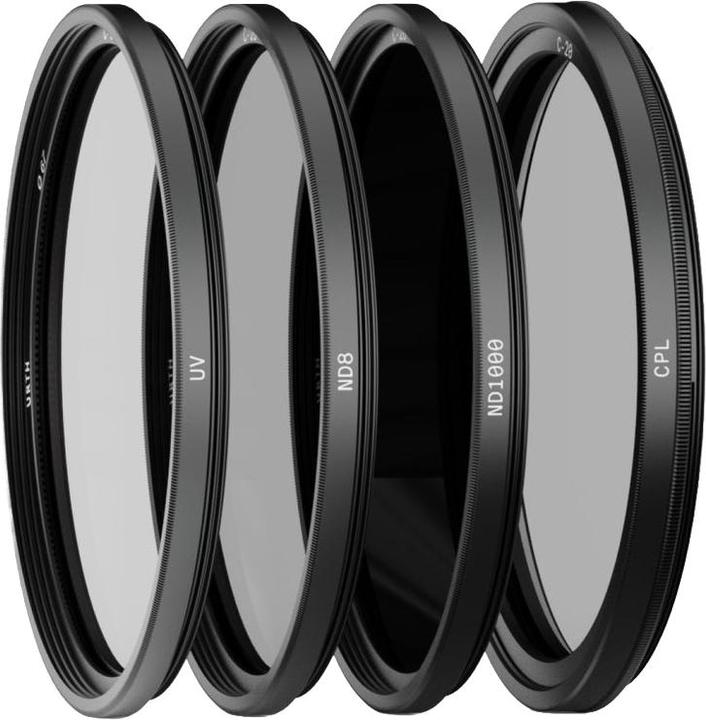 Urth 77mm UV, Circular Polarizing (CPL), ND8, ND1000 Lens Filter Kit (Plus+)