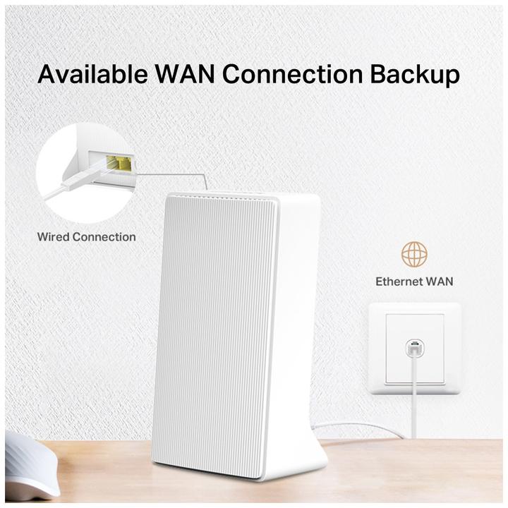 Immagine prodotto Mercusys Router TP-LINK MB130-4G AC1200 Wi-Fi 4G LTE, modem 4G LTE integrato da 150 Mbps