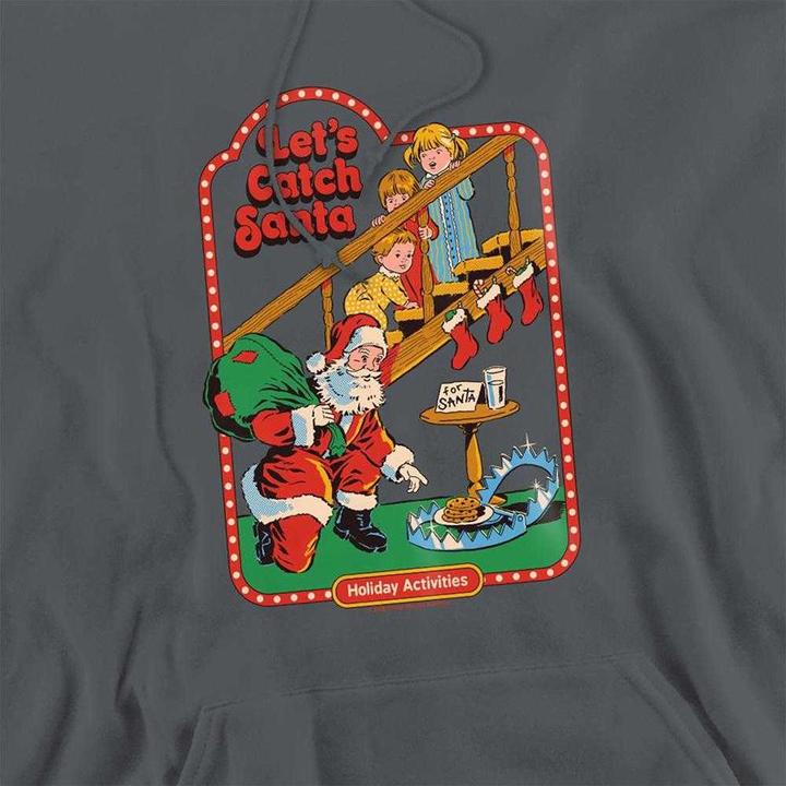 Produktbild Steven Rhodes Let's Catch Santa Kapuzenpullover (M)