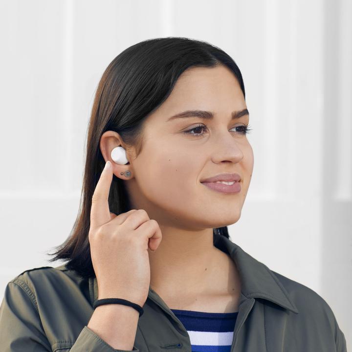 Productafbeelding Thomson WEAR7701W Bluetooth® Hoofdtelefoon, In-Ear, Echt Draadloos, Microfoon, Wit (4 h, Draadloze)