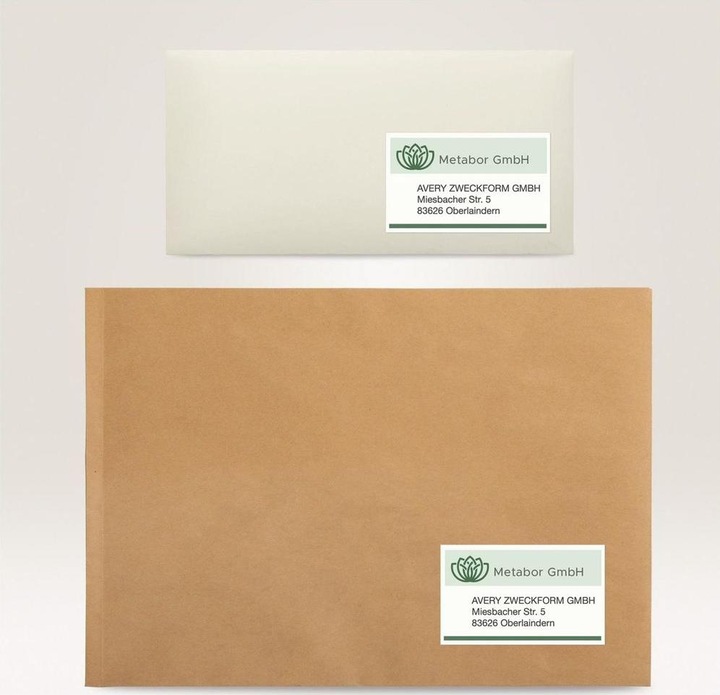 Actual product image Avery Recycling address labels