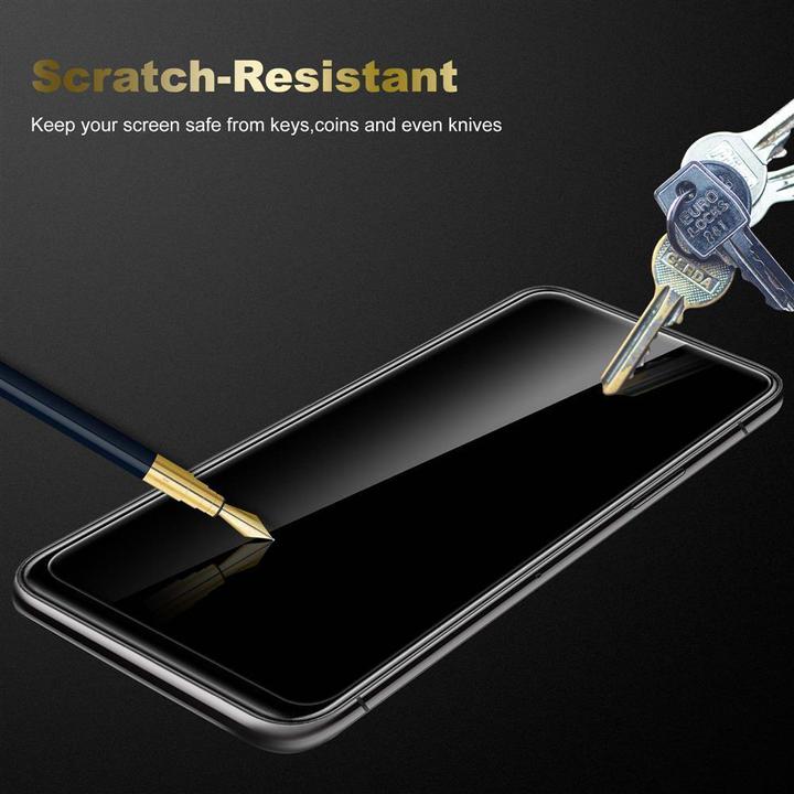 Actual product image Cadorabo Fullcover Tempered Glass Fullc. Tempered (1 pcs., Apple iPhone 11 Pro Max)