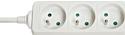 Produktbild Lindy 3 way Mains Gang Socket FR France (3 x, CEE 7/5, 1.40 m)