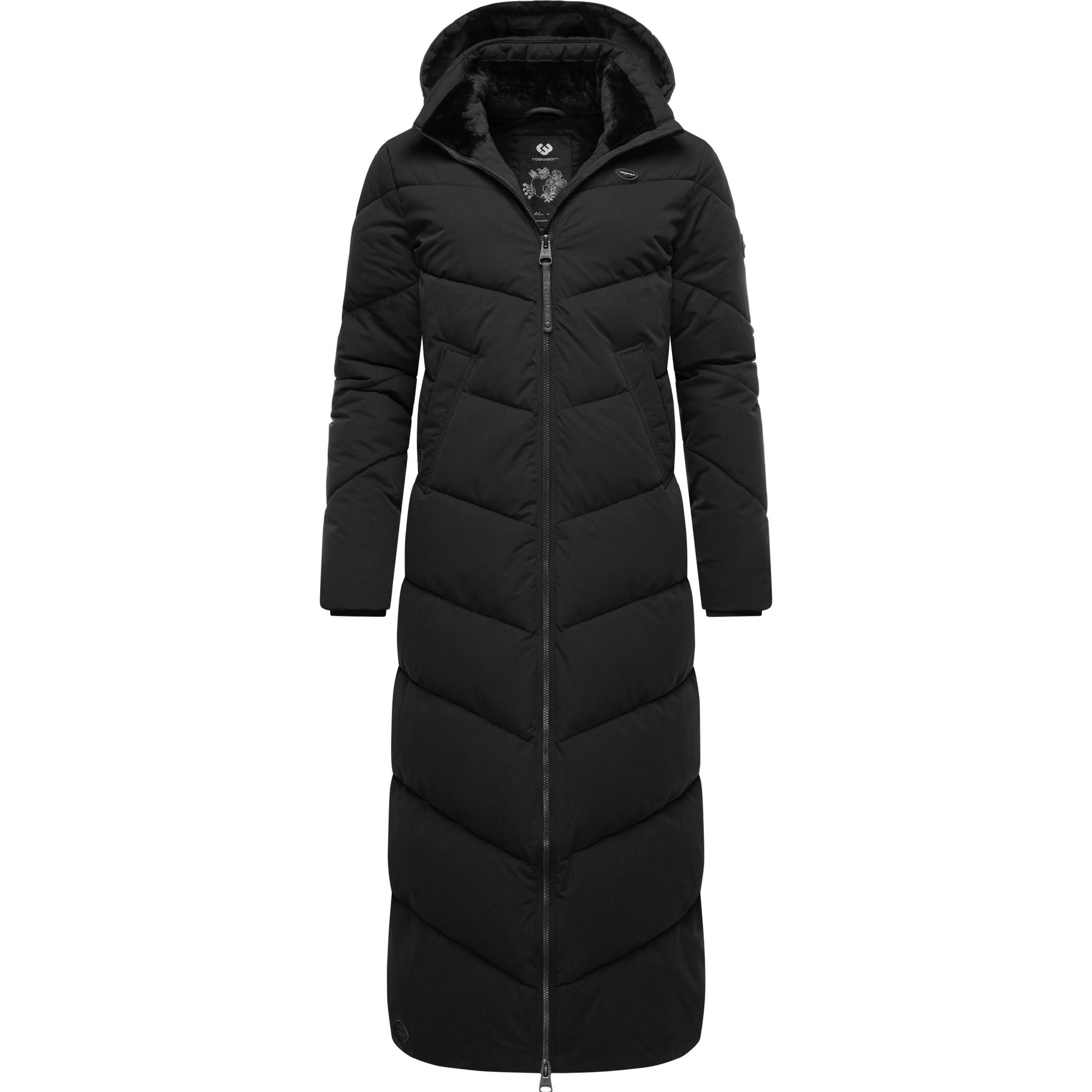 Ragwear, Damen, Jacke, Rebelka Extralong (L), Schwarz, L