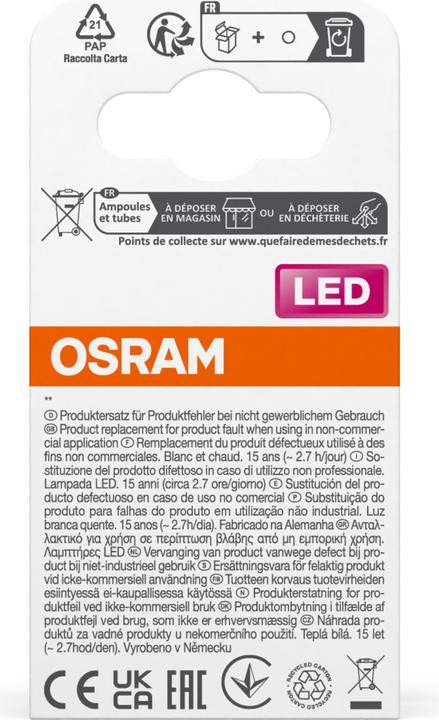 Image du produit Osram Led Star Mr16 (GU5.3, 3.80 W, 354 lm, 1 x, F)