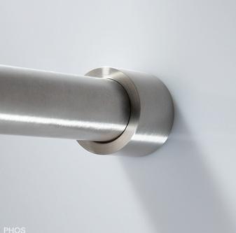 Phos Supporto da parete per tubo Ø30 mm (1 pcs.)