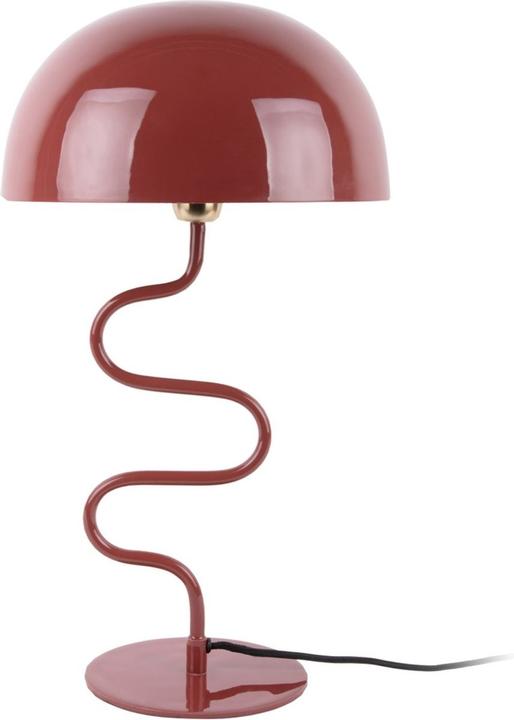 Leitmotiv Tafellamp Twist - Metaal - Rood - 31x54x31 cm (BxHxD) - Red Ochre - E27/15W (E27)