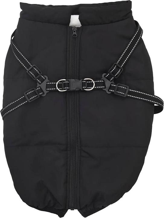 Actual product image vidaXL Dog coat with harness Waterproof Reflective (48, Dog coat)