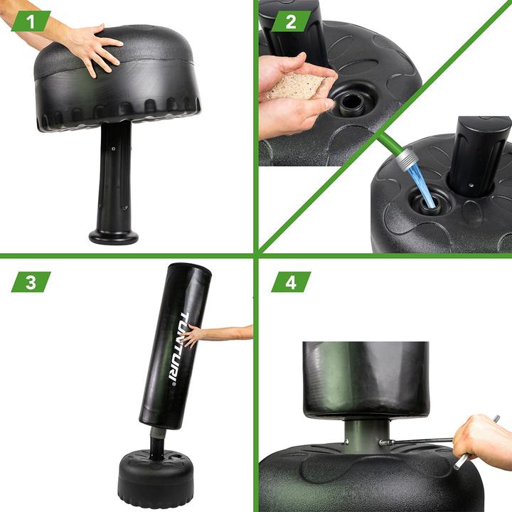 Immagine prodotto Tunturi Free Stand Punch Bag Freistehender Boxständer (67 cm, 18 kg)