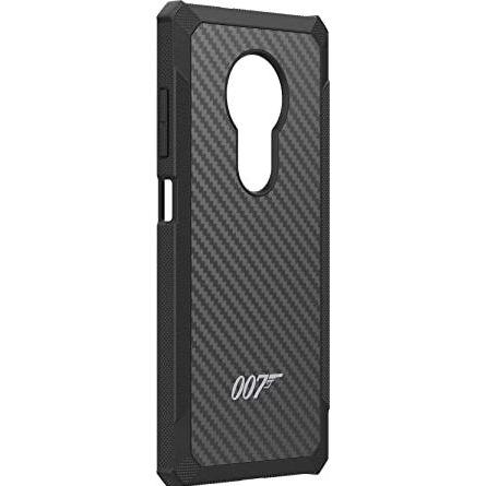 Nokia Custodia in Kevlar (James Bond 007) per 5.3, nera (Nokia 5.3), Cover smartphone, Nero