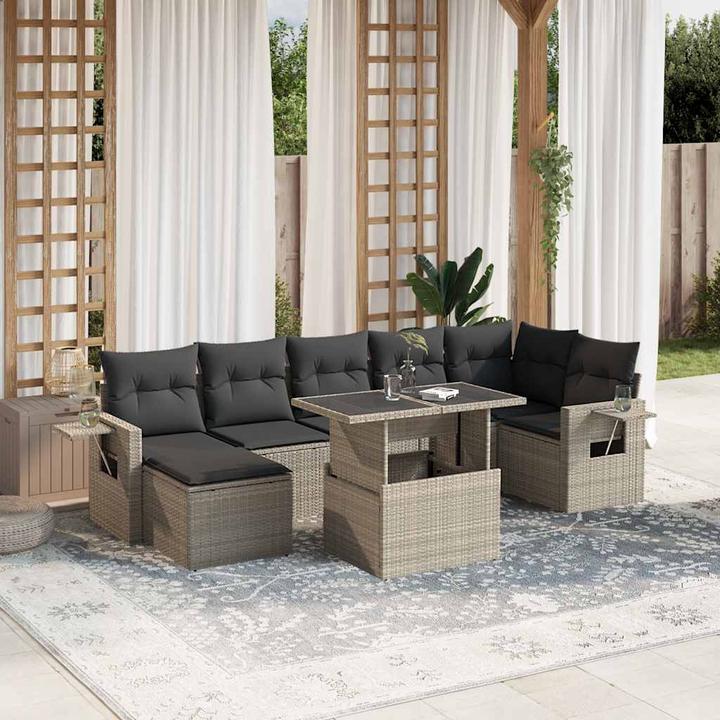 Actual product image VidaXL 10-piece garden lounge set with cushions