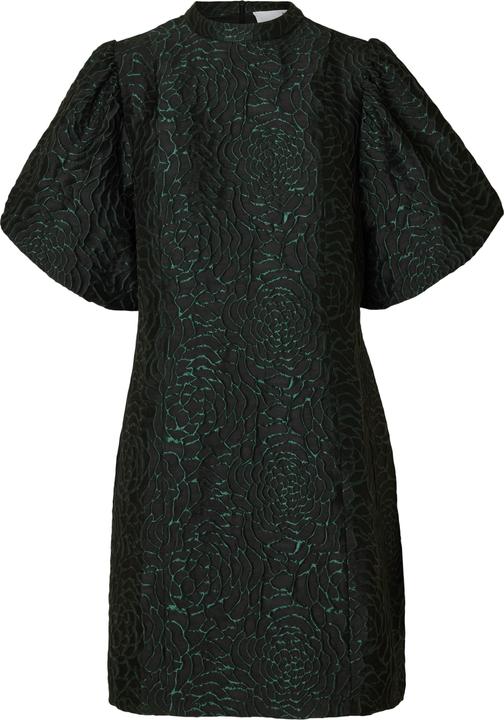 Actual product image Selected Femme Slfsiv-Vilma Ss Short Jacquard Dress D2 (38)