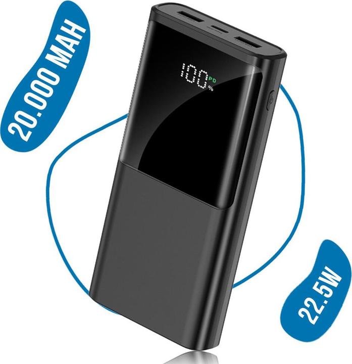 Actual product image Ishiva UFUZON Powerbank 20k mah