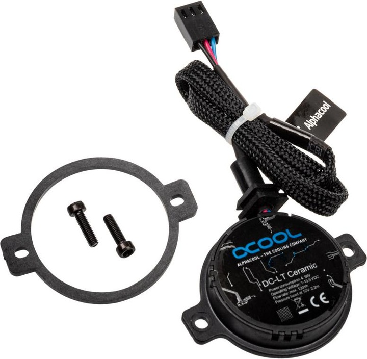 Actual product image Alphacool DC-LT 3600 Ceramic 12V DC Pump bulk Version