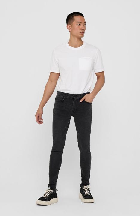 Produktbild Only & Sons ONSWarp Grey Skinny Fit Jeans (W29/L32)