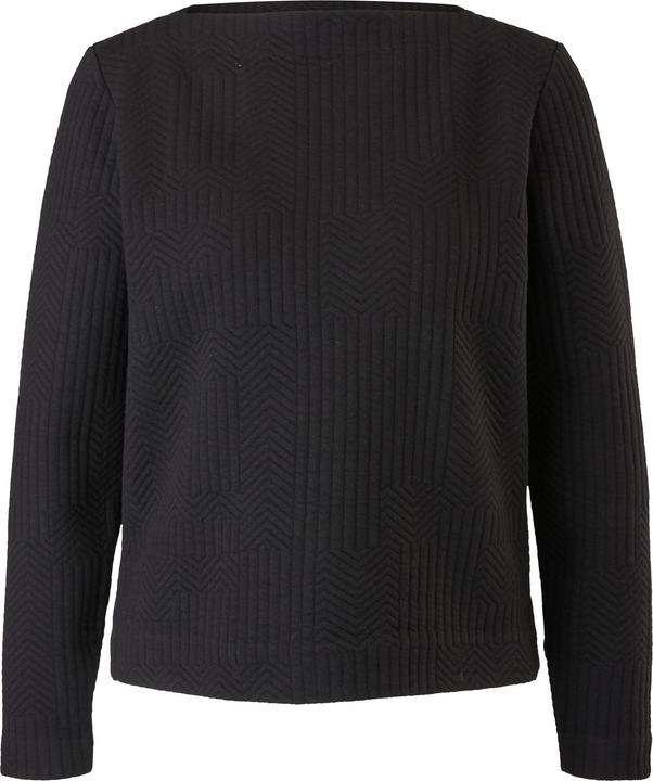 Produktbild s.Oliver Sweatshirt Sweatshirt mit Fischgrat-Muster (32)