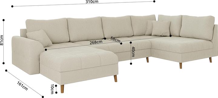 Actual product image Ropez Ariella (Sofa landscape)