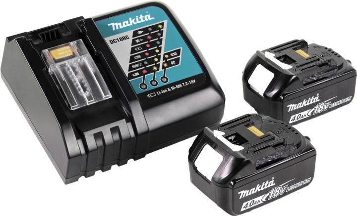 Actual product image Makita DHR 242 RMJ cordless hammer drill 18V 2,0J SDS-plus Brushless + 2x battery 4,0Ah + charger + Makpac