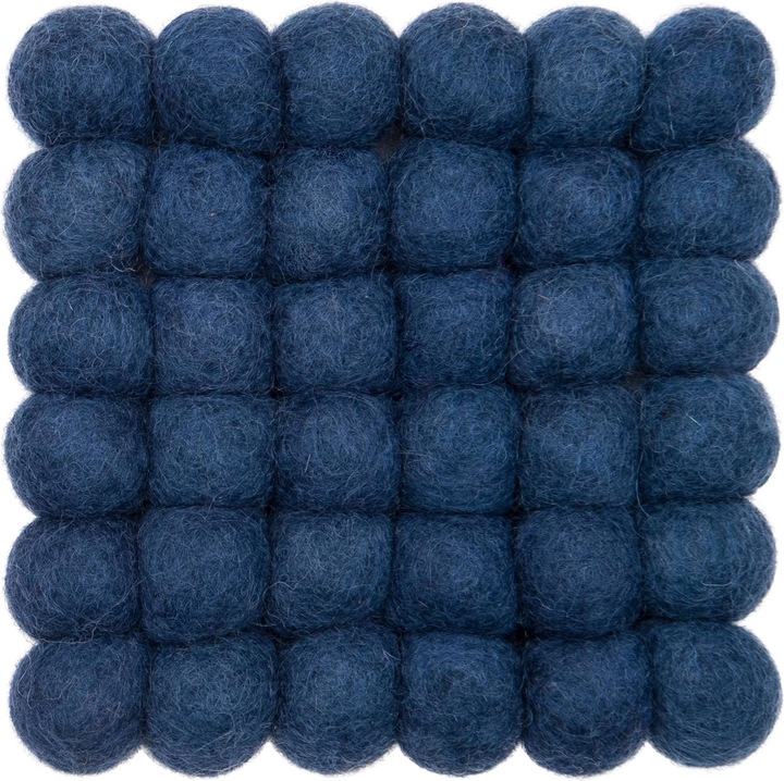 Produktbild Myfelt Alva Filzkugelteppich eckig (120 x 170 cm)
