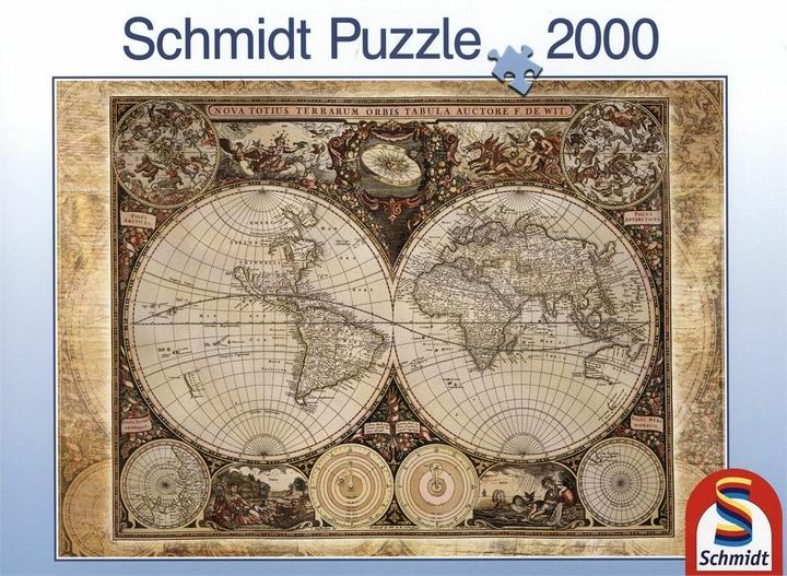 Produktbild Schmidt Spiele Historische Weltkarte (2000 Teile)
