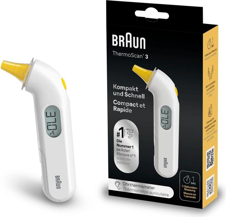 Actual product image Braun ThermoScan 3 IRT3030 (Ear)