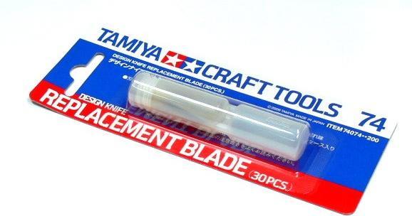Produktbild Tamiya Ersatz-Designklinge 45 Grad (30)