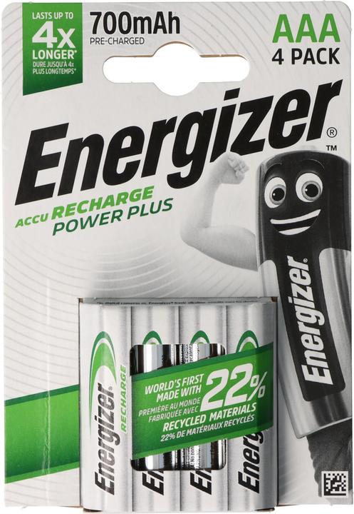 Energizer Ricarica Potenza Plus (4 pz., AAA, 700 mAh)