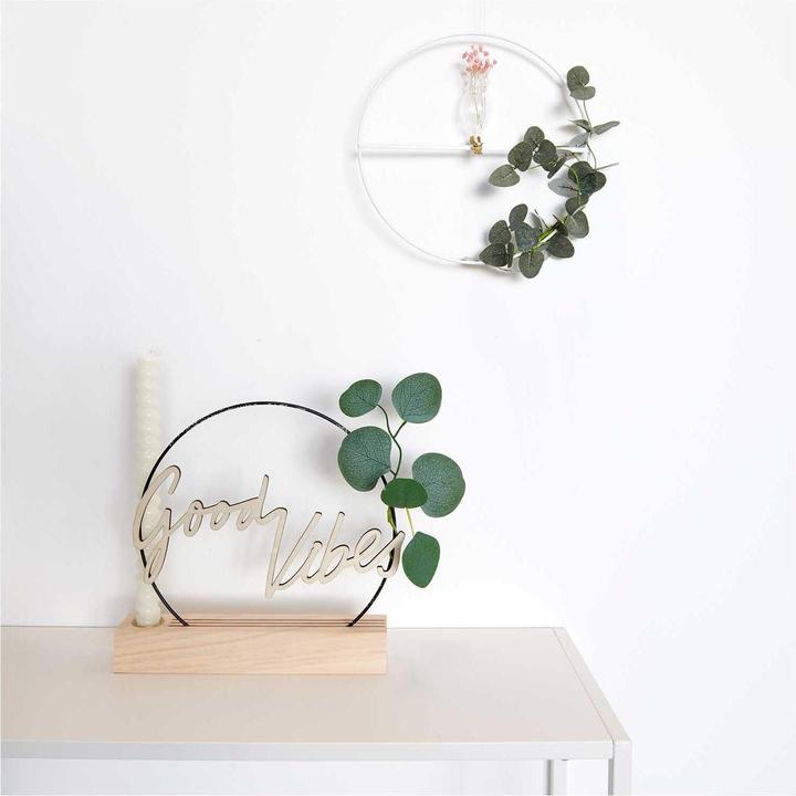 Produktbild Rico Design Metallring mit Querstrebe Schwarz, 25 cm