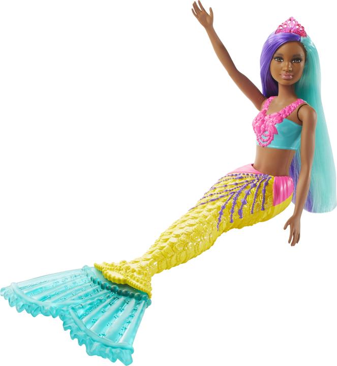 Actual product image Barbie Dreamtopia Mermaid with blue green and purple hair