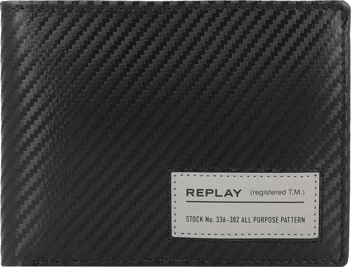 Actual product image Replay Wallet RFID protection leather 13 cm