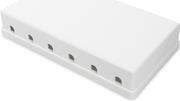 Actual product image Digitus Surface box for Keystone modules pure white 6-port