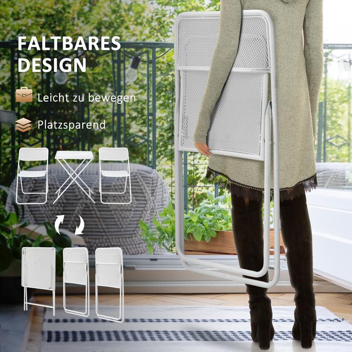 Produktbild Outsunny Gartenmöbel-Set mit Stahlrahmen