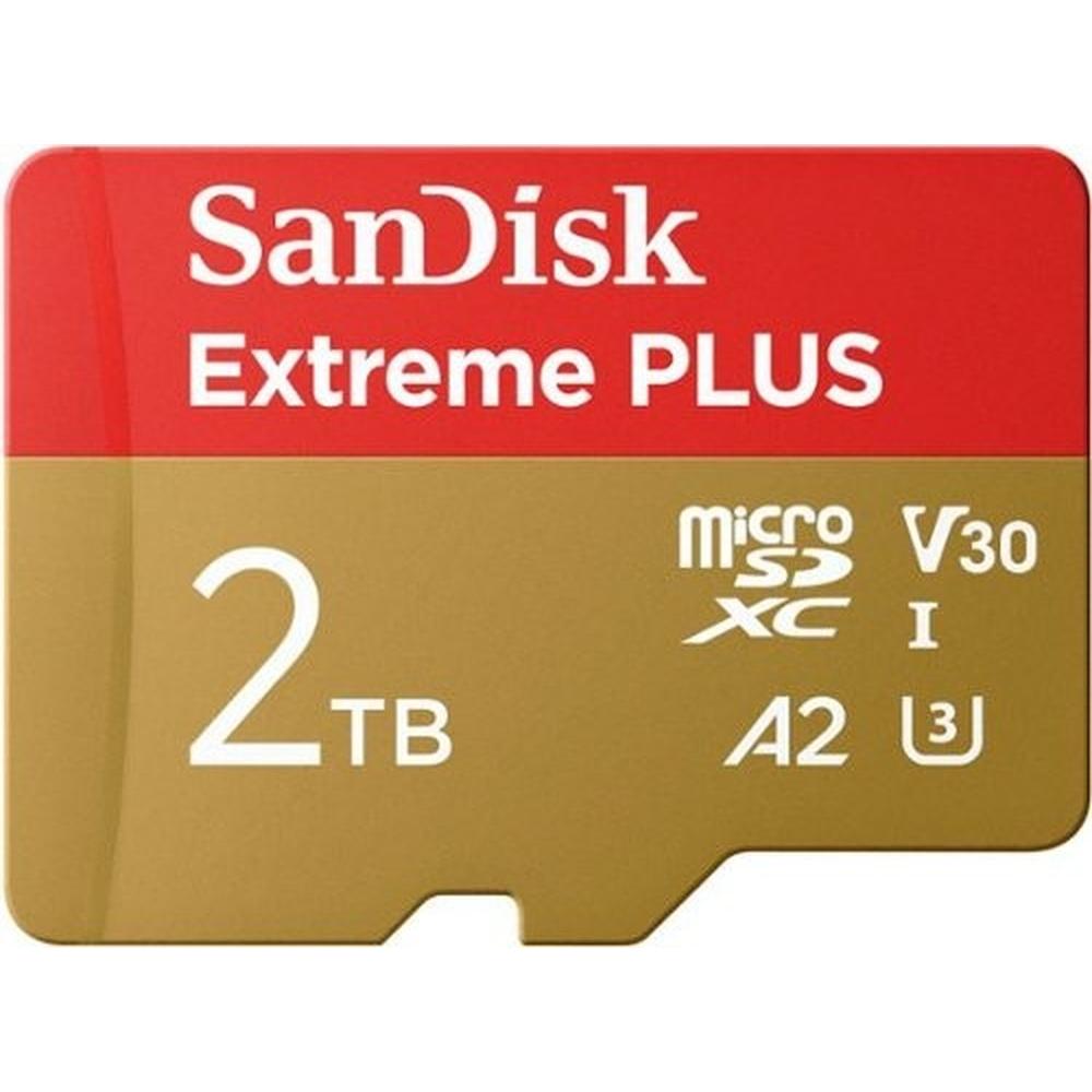 SANDISK Extreme PLUS microSDXC /s UHS-I (2000 GB, microSDXC, UHS-I), Scheda di memoria