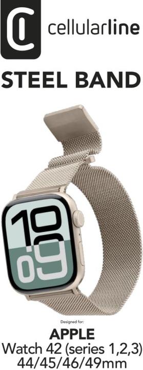 Produktbild Cellularline Steel Band - Apple Watch (Stainless Steel)