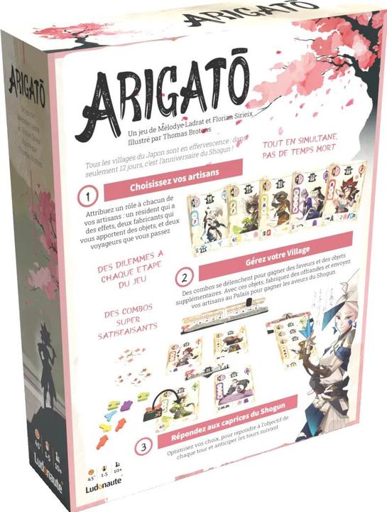 Immagine prodotto Ludonaute Arigato (Francese, 1 - 5 Giocatori)
