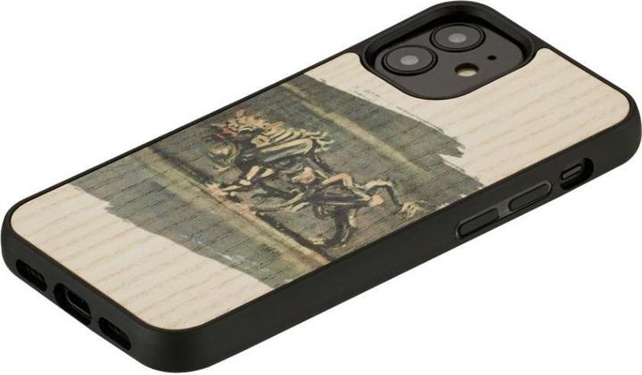 Produktbild Man.Wand &WOOD case for iPhone 12 mini baltas bull (Apple iPhone 12 mini)