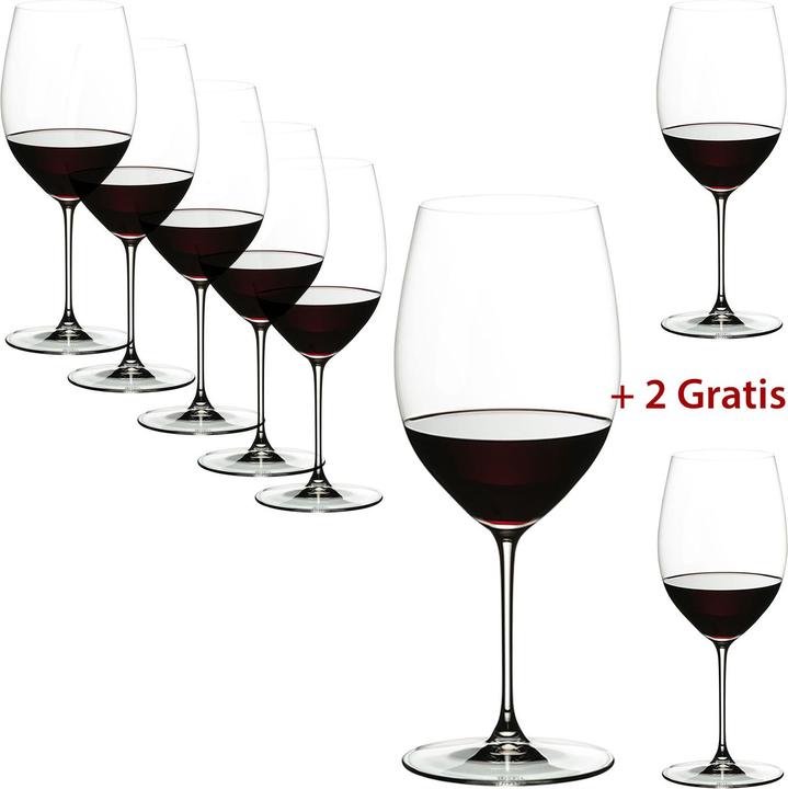 Produktbild Riedel VERITAS 8er Set Cabernet / (70.90 cl, 8 Gläser, Rotweingläser)
