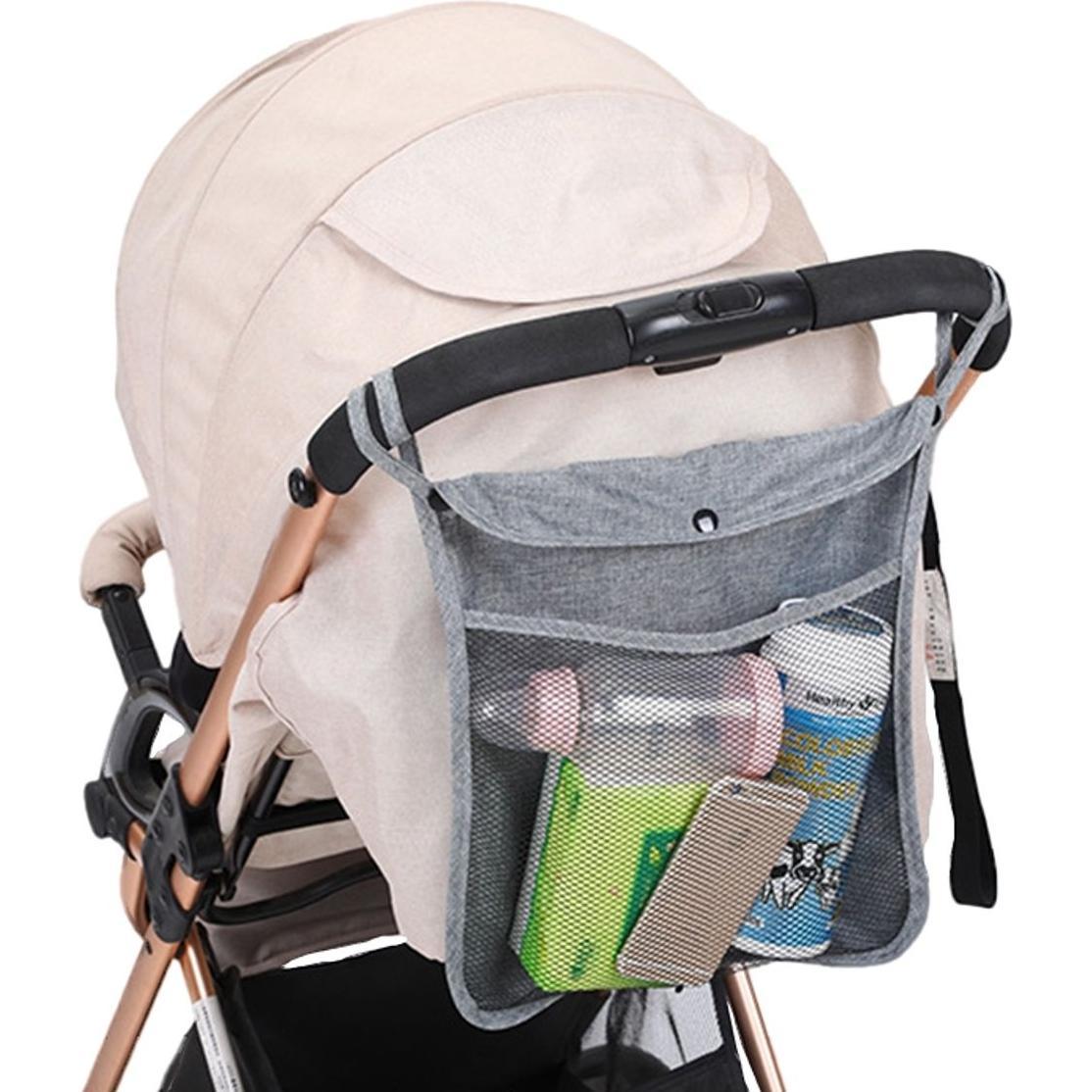 Thumbnail - König Design, Kinderwagen Zubehör, Universal Kinderwagen Einkaufsnetz Organizer Baby Tasche Buggy Kinderwagennetz