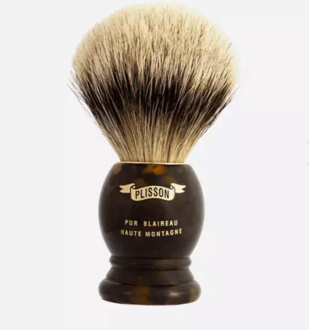 Actual product image Plisson 1808 Plisson shaving brush Haute Montagne brown (Shaving brush)
