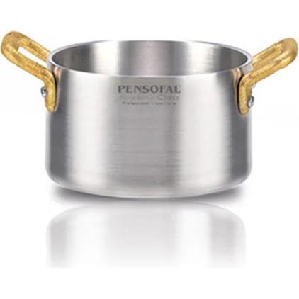 Pensofal 4912-E Mini Casseruola Academy Class Con Manici In Ottone Fuso 11 Cm, Padella + Pentola
