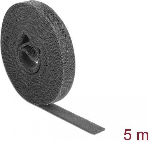 Productafbeelding Delock Klittenband 5 m x 15 mm Grijs (15 mm)