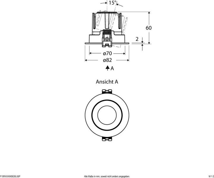 Produktbild EVN LED-Deckeneinbaustrahler (770 lm)
