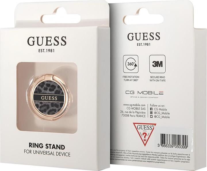 Image du produit Guess Stand Ring Leopard - black