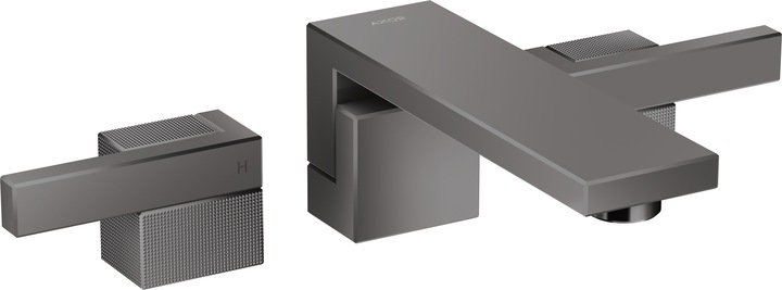 Produktbild Axor Edge 3-Loch Waschtischarmatur Unterputz, Wandmontage, Auslauf 190 mm, Push-Open Ablau