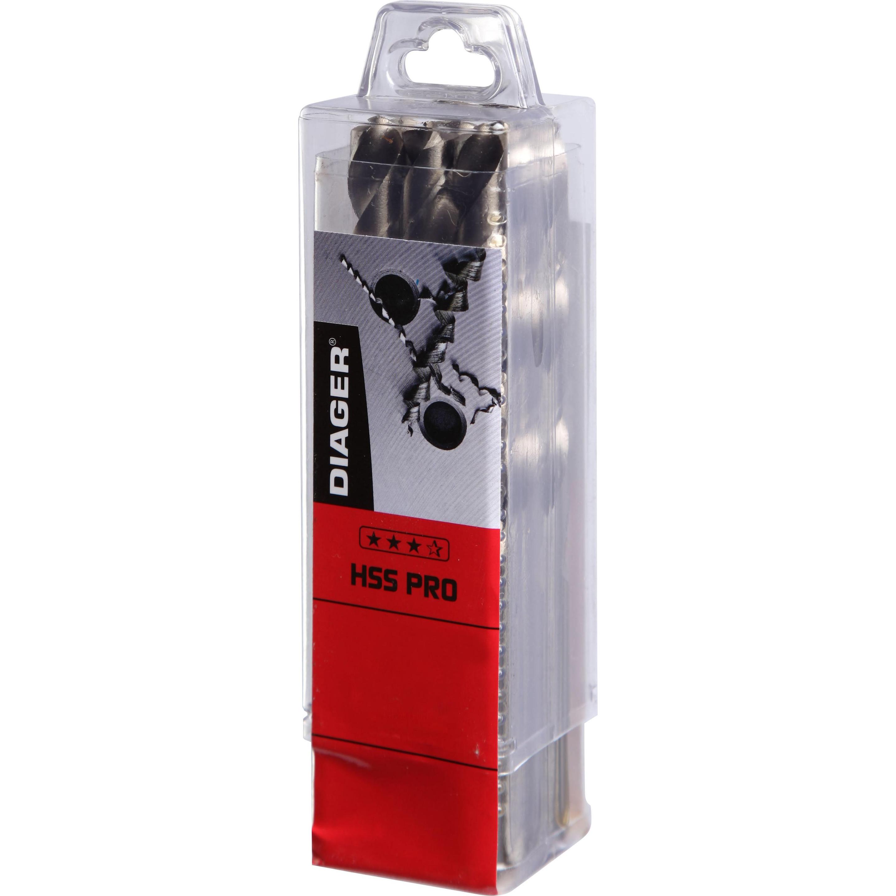 Diager, Bohrereinsatz, HSS ground PRO 10 Stk. 9 (9 Millimeter)