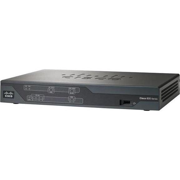 Cisco 887V VDSL2 OVER POTS, Router, Grau