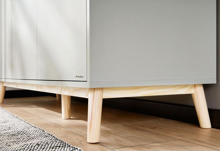 Immagine prodotto Pinolino Set per la cameretta dei bambini 'Dusk' grande, 3 pezzi. (Culla, Armadi bambini, Fasciatoio)