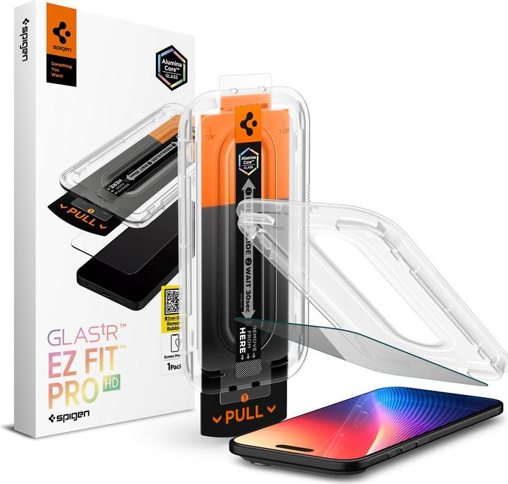 Spigen Glas.tR EZ-FIT Privacy Glass (1 Stk., Apple iPhone Air)