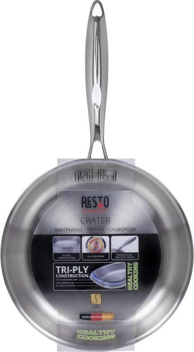 Produktbild Resto FRYPAN D26 H5.3CM/95002 (26 cm, Bratpfanne, Edelstahl)
